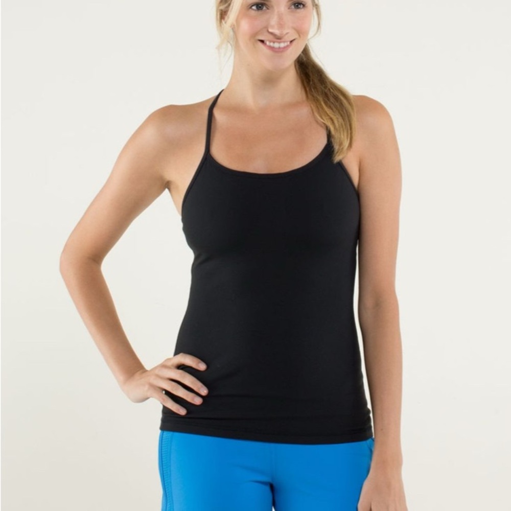 lululemon athletica Black Tank Top